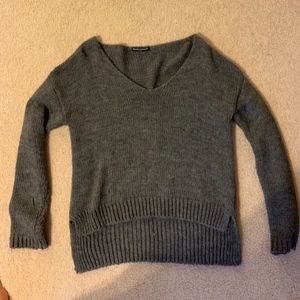 grey sweater